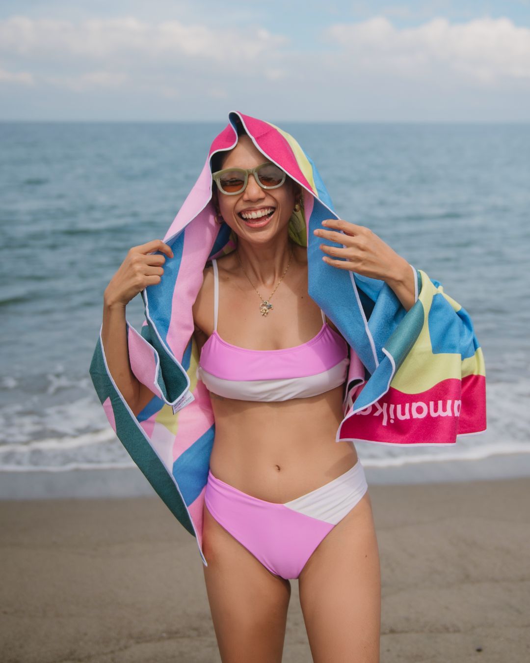 Palm Paradise Reversible Beach Towel