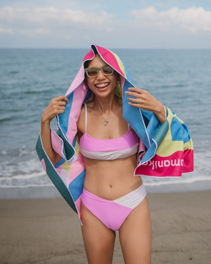 Palm Paradise Reversible Beach Towel