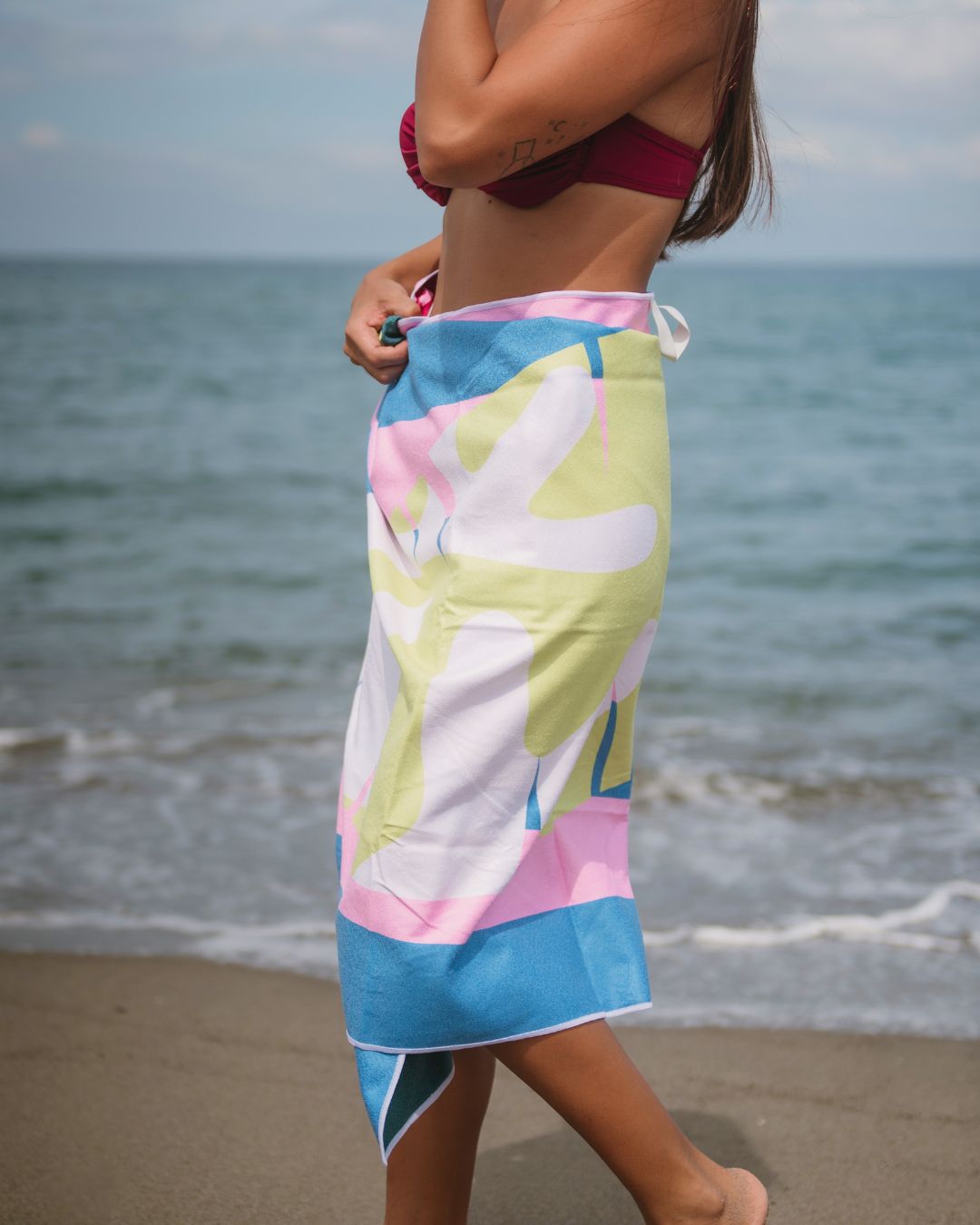 Palm Paradise Reversible Beach Towel